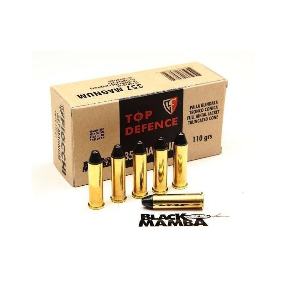 Munição Fiocchi Special Black Mamba Calibre 38 110gr 50un FMJTC Beartac
