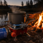 Mini Fogareiro Acendimento Aut Portátil Camping