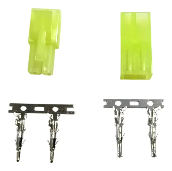 Conector mini tamiya macho fêmea para Bateria - Leão Modelismo